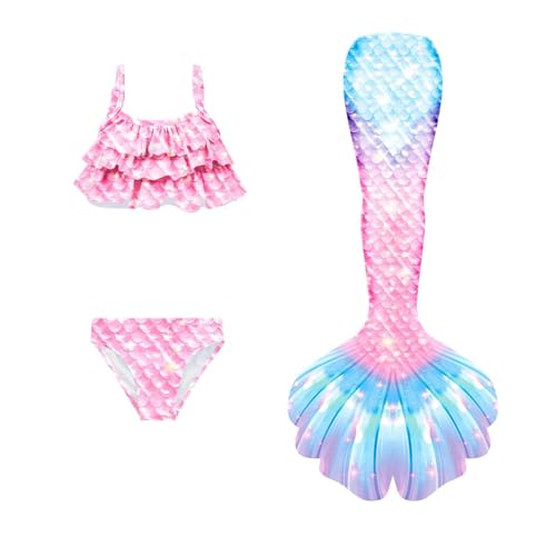 TTNTTR 𝙈eerjung𝙛rau 𝙁losse 𝙈ädchen mit Bikini Sommer 𝙈ono𝙛losse Kostüm Schwimm𝙁lossen Kinder Hawaiian Strand Bademode 𝙁ischschwanz Schwimmanzug Cosplay Kostüme TTNTTR 𝙈eerjung𝙛rau 𝙁losse 𝙈ädchen mit Bikini Sommer 𝙈ono𝙛losse Kostüm Schwimm𝙁lossen Kinder Hawaiian Strand Bademode 𝙁ischschwanz Schwimmanzug Cosplay Kostüme von TTNTTR