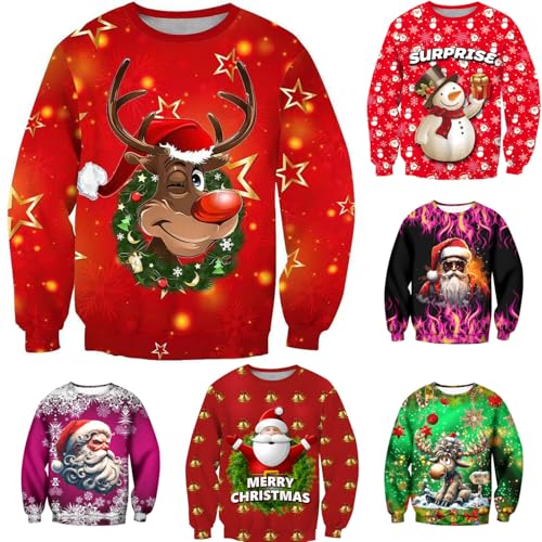 Weihnachtspullover Lustig Warehouse Deal Decken Hoodie Weihnachtspullover Mädchen Herren Weihnachtspullover Weihnachtspullover Herren Mit Licht Herren Weihnachtspulli von TTNTTR