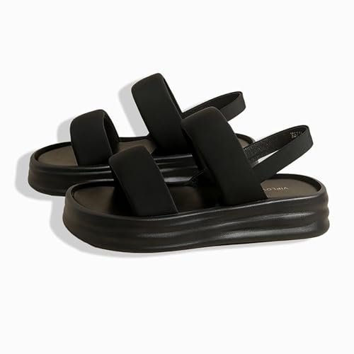TTOUDRY Weiche Sandalen Mit Dicken Sohlen Für Damen Für Den Sommer Als Oberbekleidung, Doppellagige Riemen, Einfache Und Vielseitige Freizeitsport-Strandsandalen TTOUDRY Weiche Sandalen Mit Dicken Sohlen Für Damen Für Den Sommer Als Oberbekleidung, Doppellagige Riemen, Einfache Und Vielseitige Freizeitsport-Strandsandalen von TTOUDRY