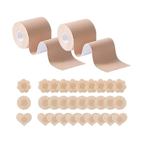 TTPSRY Klebe BH Push up Tape Nippelpads Set Brustlifting Tape Klebe BHS Unsichtbar Brust Tape Nippelabdeckung Klebepads Patches für Frauen von TTPSRY