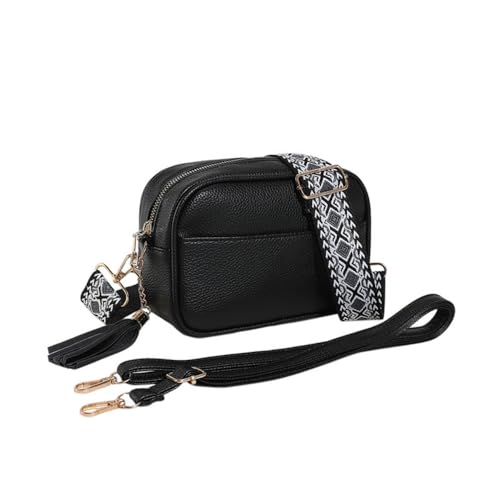 TTPSRY Damen Umhängetasche PU Leder Klassische Crossbody Bag Damen Handytasche zum Umhängen Klein Moderne Taschen mit Breitem Schultergurt TTPSRY Damen Umhängetasche PU Leder Klassische Crossbody Bag Damen Handytasche zum Umhängen Klein Moderne Taschen mit Breitem Schultergurt von TTPSRY