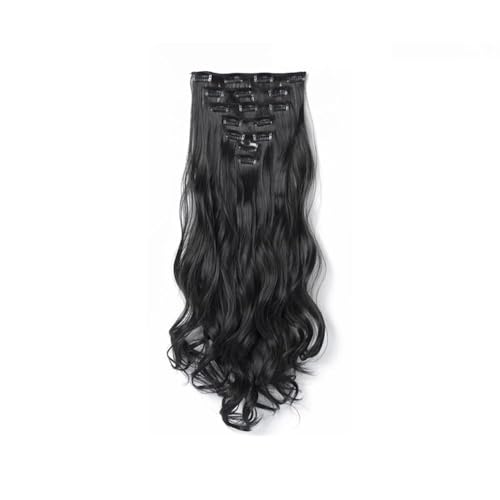 TTPSRY Extensions Clip in Extensions für Damen Ponytail Extension 56cm Lang Gewickelt Haarteil Ponytail Natürliches Kunsthaar Clip in Haarverlängerunge(Hellbraun&Ash Blond) von TTPSRY
