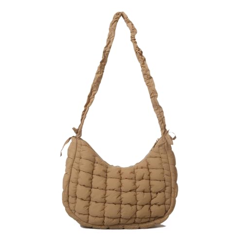 TTPSRY Handtasche Damen Elegant Umhängetasche Crossbody Bag Tote Shoulder Bag with Zipper Umhängetasche Klein(Khaki) von TTPSRY