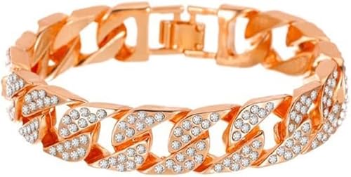 TTPSRY Elegantes Armband Für Damen Strassverzierte Gliederkette Hochwertiger Modeschmuck Funkelndes Silberarmband Stilvoller Schmuck Für Frauen Luxuriöses Accessoire Für Jeden Tag von TTPSRY