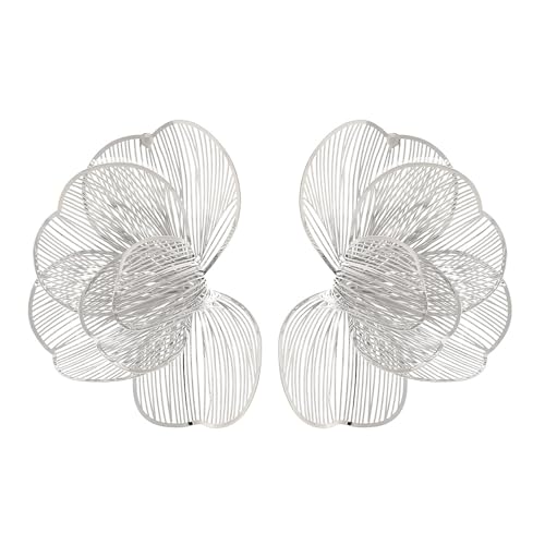 TTPSRY Ohrringe für Damen - Golden, Blumen, Dangle, Statement Flower, Hypoallergen, Boho, Party, Hochzeitsschmuck von TTPSRY