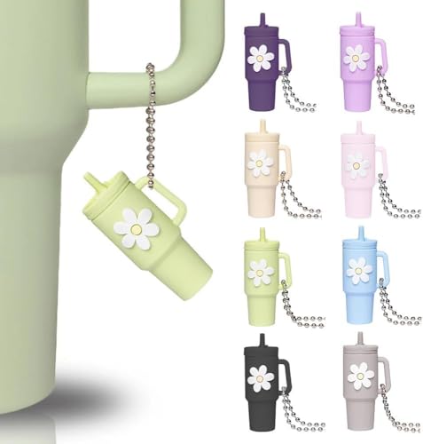 TTPSRY Schlüsselanhänger Set für Damen Bag Charm Taschenanhänger Mini Cup Schlüsselringe Geschenk für Den Mini Cup Liebhaber Handtaschenanhänger Niedliche Anhänger von TTPSRY