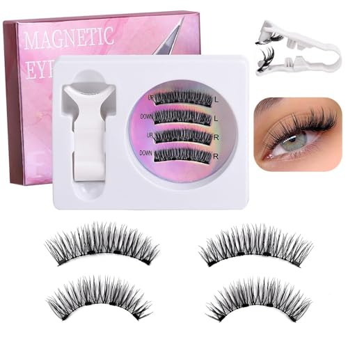 Ttpsry Magnetische Wimpern Set 3d Faux Mink Wimpern Mit Eyeliner Und Applikator Wiederverwendbare Künstliche Wimpern Für Volumen Und Länge Perfekt Für Alltag Und Party Look(#2) von TTPSRY