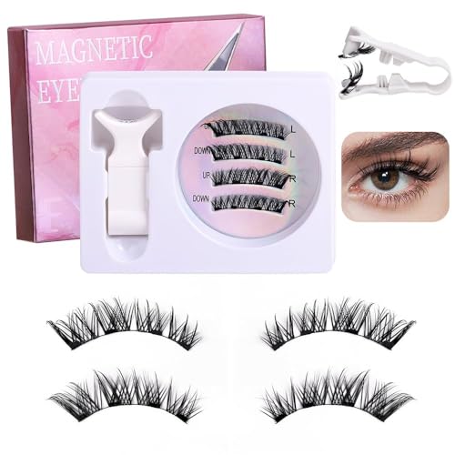 Ttpsry Magnetische Wimpern Set 3d Faux Mink Wimpern Mit Eyeliner Und Applikator Wiederverwendbare Künstliche Wimpern Für Volumen Und Länge Perfekt Für Alltag Und Party Look(#3) von TTPSRY