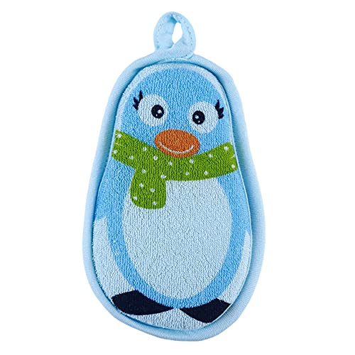 TTTST Cartoon Pinguin Baby Neugeborenes Weiches Baby Badeschwamm Scrubber Ball Kinder Badeschaum Duschschwamm von TTTST