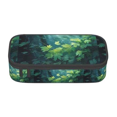 TTYDOKLA Federmäppchen aus Oxford-Stoff mit mehreren Fächern, ideal für Reisen oder Büro, Schwarz , Einheitsgröße, Kosmetiktasche von TTYDOKLA