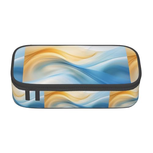 TTYDOKLA Federmäppchen aus Oxford-Stoff mit mehreren Fächern, ideal für Reisen oder Büro, Schwarz , Einheitsgröße, Kosmetiktasche von TTYDOKLA