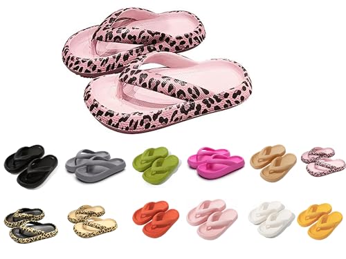 Badeschuhe Herren Damen Flip Flops Cloud Slides Slippers Badelatschen&Hausschuhe, Badeschlappen Cloudyzz Schlappen Wolkenschuhe Home Slippers Rutschfeste Pantoletten Sommer Garten Badelatschen von TUANMOZI