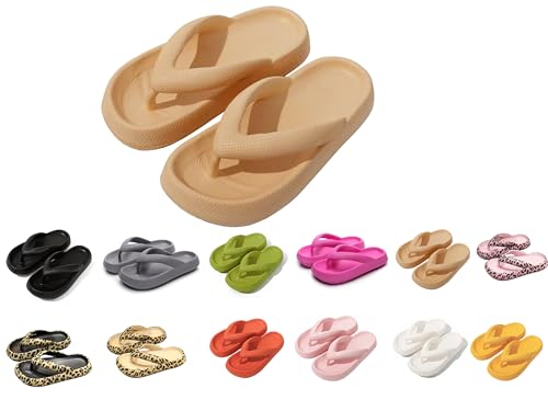 Badeschuhe Herren Damen Flip Flops Cloud Slides Slippers Badelatschen&Hausschuhe, Badeschlappen Cloudyzz Schlappen Wolkenschuhe Home Slippers Rutschfeste Pantoletten Sommer Garten Badelatschen von TUANMOZI