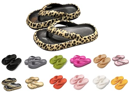 Badeschuhe Herren Damen Flip Flops Cloud Slides Slippers Badelatschen&Hausschuhe, Badeschlappen Cloudyzz Schlappen Wolkenschuhe Home Slippers Rutschfeste Pantoletten Sommer Garten Badelatschen von TUANMOZI