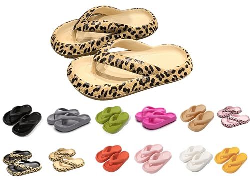 Badeschuhe Herren Damen Flip Flops Cloud Slides Slippers Badelatschen&Hausschuhe, Badeschlappen Cloudyzz Schlappen Wolkenschuhe Home Slippers Rutschfeste Pantoletten Sommer Garten Badelatschen von TUANMOZI