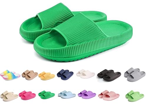 TUANMOZI Unisex Kinder Badelatschen Jungen Mädchen Badeschlappen Original Slippers Wolke Hausschuhe (F, Grundschulkind, Damen, 30, Numerisch (von/bis), EU Schuhgrößensystem, 31, M) von TUANMOZI