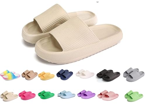 TUANMOZI Unisex Kinder Badelatschen Jungen Mädchen Badeschlappen Original Slippers Wolke Hausschuhe (J, Grundschulkind, Damen, 28, Numerisch (von/bis), EU Schuhgrößensystem, 29, M) von TUANMOZI