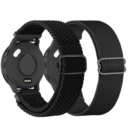 TUCOMO Dehnbares Nylon Armband Kompatibel mit Garmin Venu 3S/Venu 2S/Vivoactive 4S/Vivomove 3S, 18mm Geflochtenes Loop Elastische Ersatzband für Garmin Forerunner 255S/265S Herren Damen TUCOMO Dehnbares Nylon Armband Kompatibel mit Garmin Venu 3S/Venu 2S/Vivoactive 4S/Vivomove 3S, 18mm Geflochtenes Loop Elastische Ersatzband für Garmin Forerunner 255S/265S Herren Damen von TUCOMO