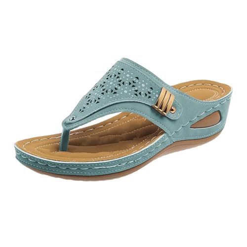 TUDUZ 2025 Wedge flip-flops refer to women's sandals which are cool and breathable slippers for indoor and outdoor use Sky Blue gr 45 TUDUZ 2025 Wedge flip-flops refer to women's sandals which are cool and breathable slippers for indoor and outdoor use Sky Blue gr 45 von TUDUZ
