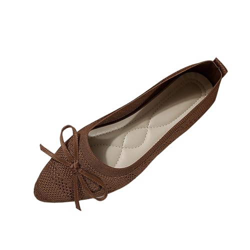 TUDUZ Damen-Freizeitschuhe aus gewebtem Mesh sind frisch atmungsaktiv und weich Brown gr 37 von TUDUZ