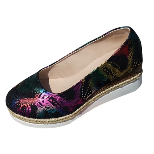 TUDUZ Damen Sommermode Flache Unterseite mit großen Yards Sandalen weibliche Casual Sandalen Schuhe Silber Damen Ballerinas mit Schmetterlingsmuster Reflektierend Camouflage gr 41 TUDUZ Damen Sommermode Flache Unterseite mit großen Yards Sandalen weibliche Casual Sandalen Schuhe Silber Damen Ballerinas mit Schmetterlingsmuster Reflektierend Camouflage gr 41 von TUDUZ
