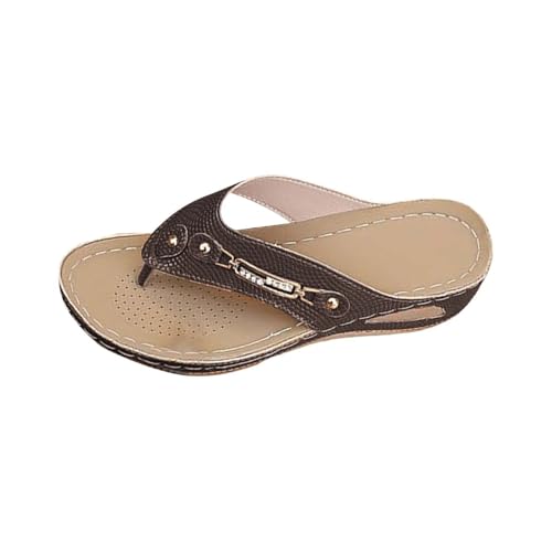 TUDUZ Damensandalen mit Keilabsatz rutschfeste coole Flip-Flops mit Clip Flip-Flops Anti-Schweiß- und Anti-Geruchs-Strandschuhe Coffee gr 39 TUDUZ Damensandalen mit Keilabsatz rutschfeste coole Flip-Flops mit Clip Flip-Flops Anti-Schweiß- und Anti-Geruchs-Strandschuhe Coffee gr 39 von TUDUZ
