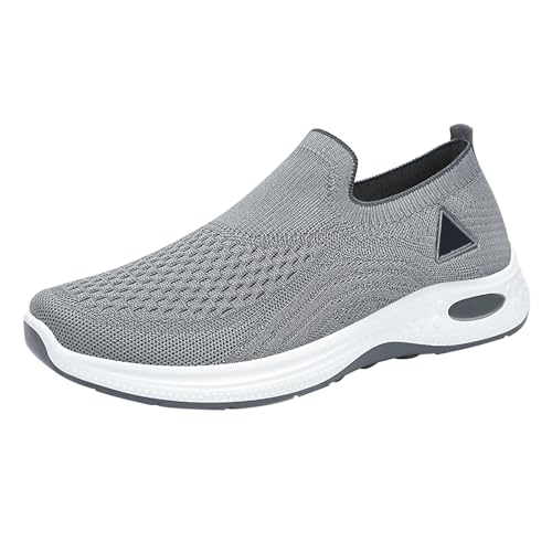TUDUZ Herren Freizeitschuhe Slip-On Sneaker Atmungsaktives Mesh-Strick Leichte Laufschuhe Frühling und Atmungsaktive Einzelschuhe Mesh Grey gr 40 TUDUZ Herren Freizeitschuhe Slip-On Sneaker Atmungsaktives Mesh-Strick Leichte Laufschuhe Frühling und Atmungsaktive Einzelschuhe Mesh Grey gr 40 von TUDUZ