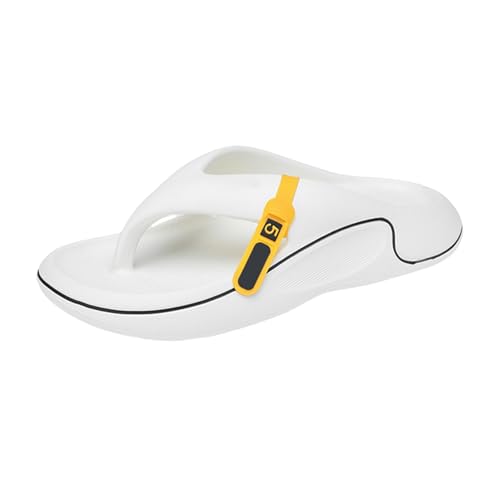 TUDUZ Herren Hausschuhe Flip Flops Outdoor Dicke Strandsandalen rutschfeste weiche High-End-Freizeitpantoffeln Neopren Schuhe White gr 38 TUDUZ Herren Hausschuhe Flip Flops Outdoor Dicke Strandsandalen rutschfeste weiche High-End-Freizeitpantoffeln Neopren Schuhe White gr 38 von TUDUZ