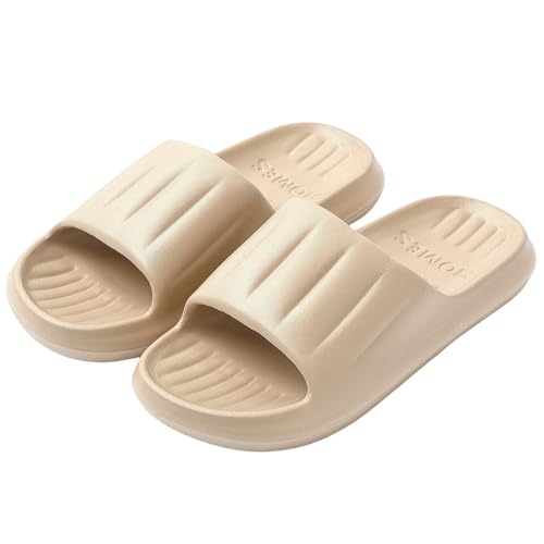 TUDUZ Herren Hausschuhe Hause Baden Badezimmer Rutschfeste Paar Casual Hausschuhe Weich und bequem Coffee gr 42 TUDUZ Herren Hausschuhe Hause Baden Badezimmer Rutschfeste Paar Casual Hausschuhe Weich und bequem Coffee gr 42 von TUDUZ