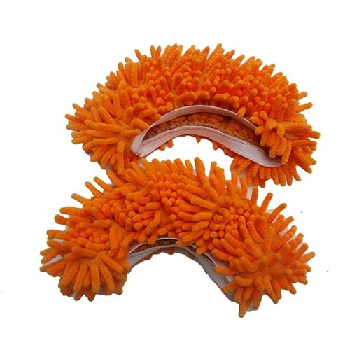 TUDUZ Lazy Slippers Schuhe Wischset Schuh Caps Damenschuhe Erledigen Sie die Hausarbeit ohne Sich zu bücken Orange gr One Size TUDUZ Lazy Slippers Schuhe Wischset Schuh Caps Damenschuhe Erledigen Sie die Hausarbeit ohne Sich zu bücken Orange gr One Size von TUDUZ