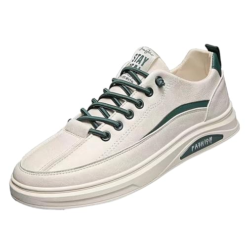 TUDUZ Wanderschuhe Laufschuhe Outdoor Casual Dicker Atmungsaktive Herren-Basketballschuhe Trendy Schuhe Sportschuhe Schuhe Herren Winter (Green, 39) von TUDUZ