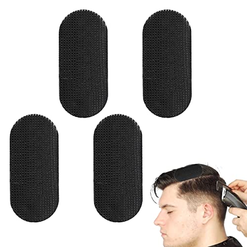 Hair Grippers,Haar-Klett-Pad,Magischer Haaraufkleber,Haar-Aufkleber-Clip,Haarspange zum Fixieren der Haare,Fransen Aufkleber Haarhalter,für das Haar für Mann und Frau,Schwarz,4 Stück von TUKNN