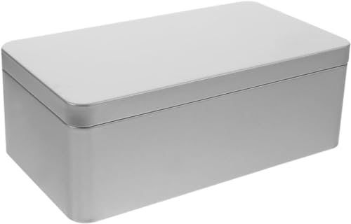 Box Weißblech Geschenkbox Großpackung Kerzen Weißblech Bonbondosen Keksdose mit Deckel Perlenohrringdose Teedose Behälter mit Deckel Zucker Vorratsdosen Behälter Bonbonglas Aufbewahrungsregal Metall/1 von TUKRPQMRI