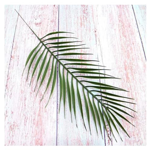 TUKRPQMRI 1 stücke Palm Blätter Künstliche Gold Grün Blatt Verstreut Schwanz Blatt Gefälschte Seide Pflanze zu Hochzeit Geburtstag Party Home Decor/417 von TUKRPQMRI