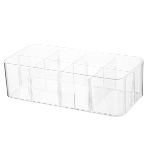 TUKRPQMRI Unterwäsche Organizer Klar Socken Boxen BH Lagerung Box 8 Grids Socken Container zu Hause Schlafzimmer/176 von TUKRPQMRI