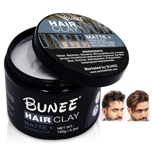 Männer Hair Wax, Styling Haarwachs für Männer, Matte Haarwachs Paste, Kraftvolle Fixierung Frisur, Matt Separation Styling, Effektive Haarpflege, zur täglichen Anwendung von TULAMORIY