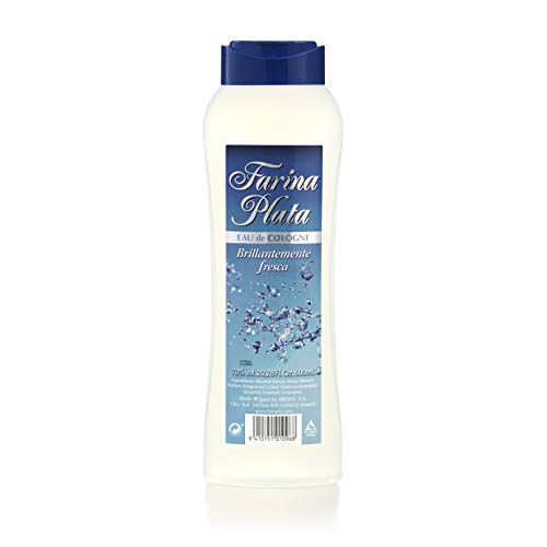 Briseis Plata Farina Eau de Cologne, Blau, Frisch, 600ml von TULIPAN NEGRO