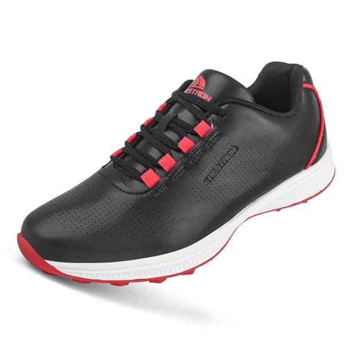 TUMAHE Herren Breite Golfschuhe rutschfest Bequeme Mode Golfschuhe Atmungsaktive Golfer Sport Athletic Turnschuhe,Schwarz,40 EU TUMAHE Herren Breite Golfschuhe rutschfest Bequeme Mode Golfschuhe Atmungsaktive Golfer Sport Athletic Turnschuhe,Schwarz,40 EU von TUMAHE