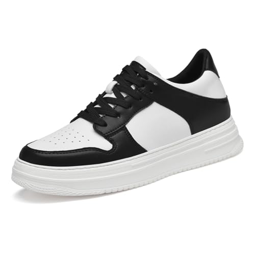TUMAHE Herren Unsichtbare Höhenerhöhung Aufzug Schuhe Leichte Skate Turnschuhe Mode Leder Höhenvergrößernde Turnschuhe 2,35'' Größer,Schwarz,37 EU TUMAHE Herren Unsichtbare Höhenerhöhung Aufzug Schuhe Leichte Skate Turnschuhe Mode Leder Höhenvergrößernde Turnschuhe 2,35'' Größer,Schwarz,37 EU von TUMAHE