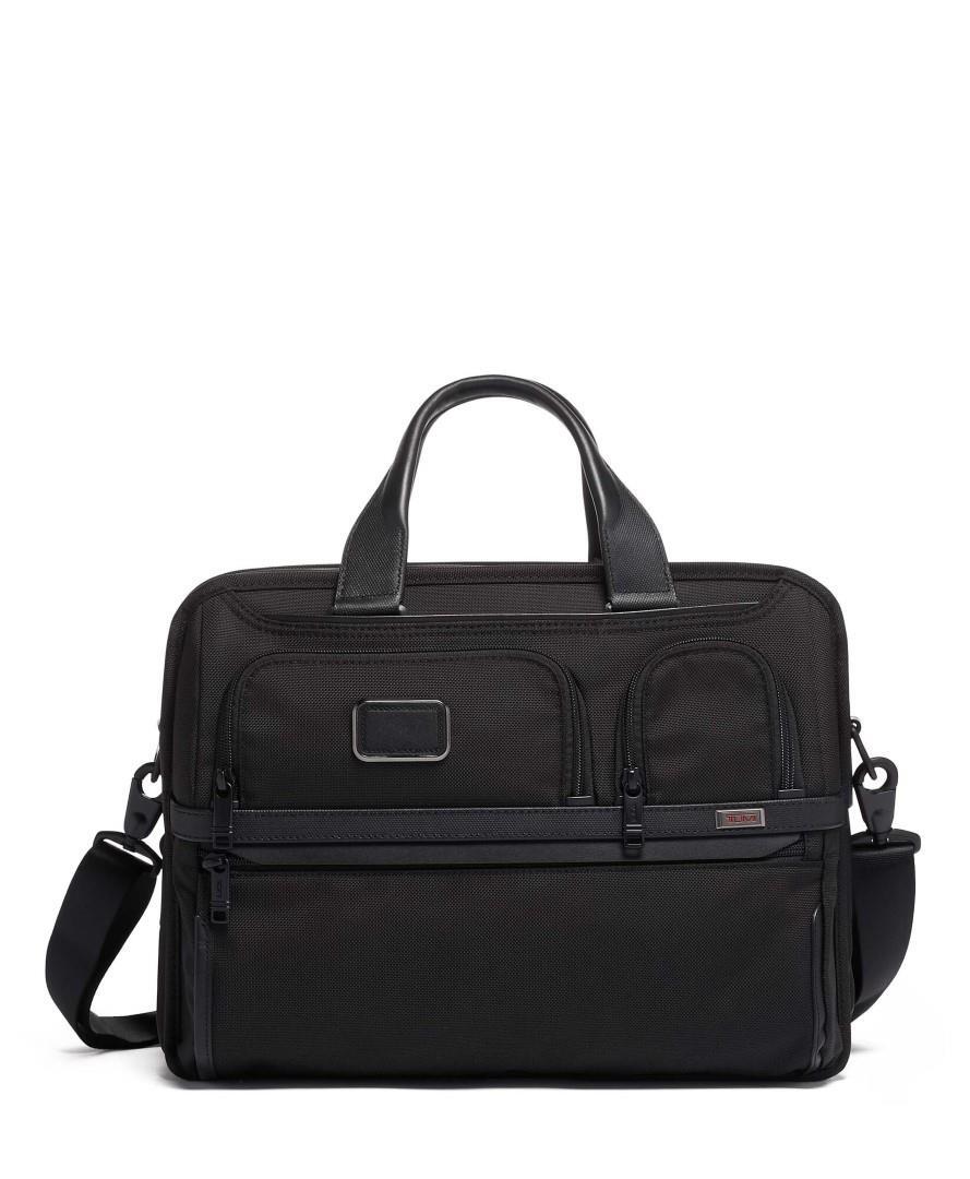 TUMI - ALPHA 3 Computertasche Exp Org Laptop Brief Black Schwarz von TUMI