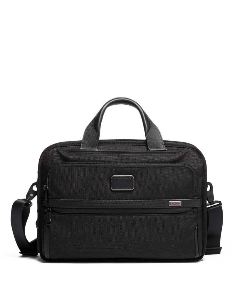 TUMI - ALPHA 3 Üb-Aktenmappe Triple Compartment Brief Black Schwarz von TUMI