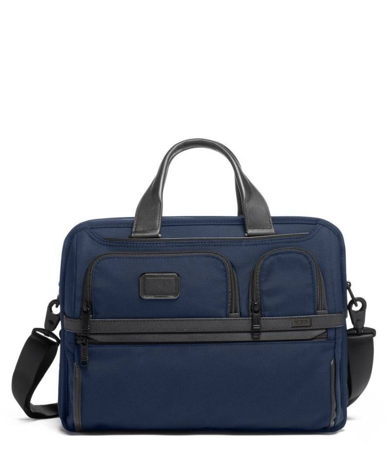 TUMI - ALPHA Computertasche Exp Org Laptop Brief Navy Blau von TUMI