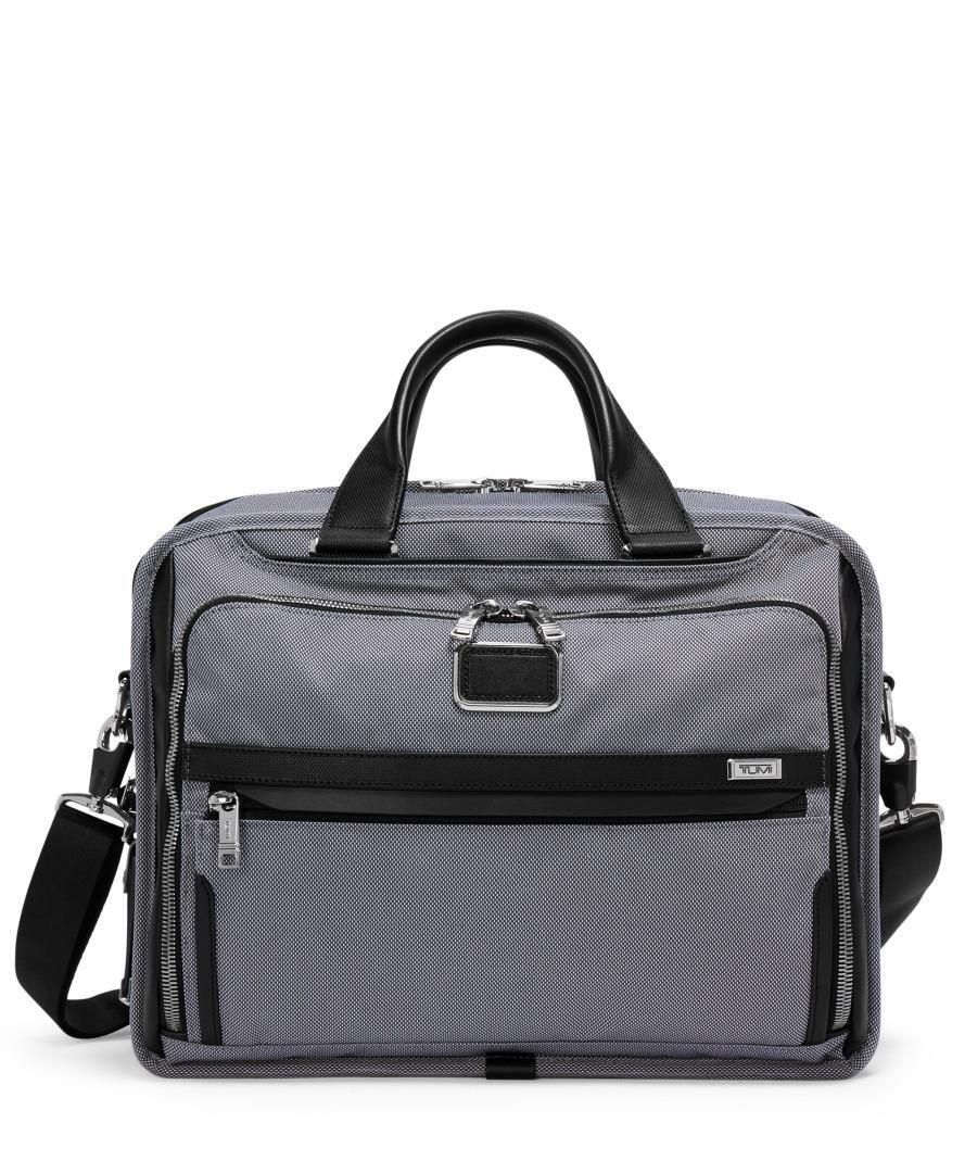 TUMI - ALPHA Computertasche Organizer Aktentasche Meteor Grey Grau von TUMI