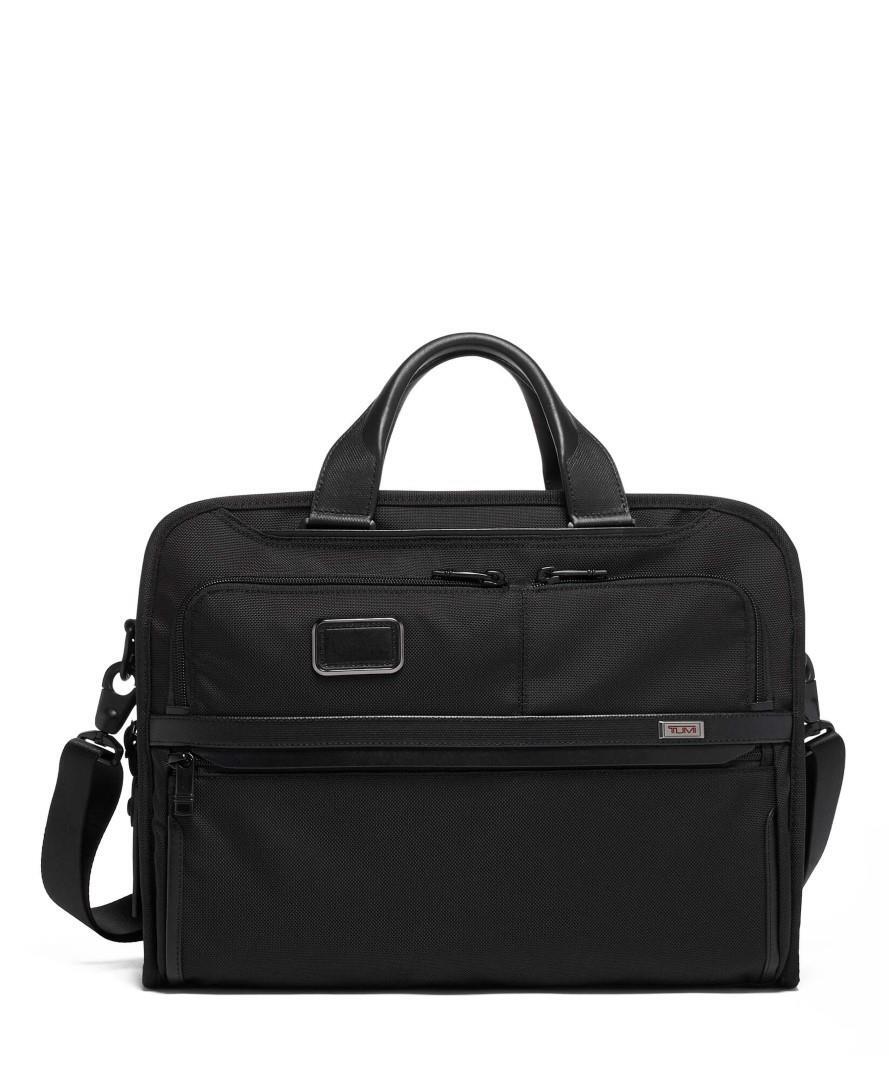 TUMI - ALPHA Laptoptasche Org Portfolio Brief Black Schwarz von TUMI