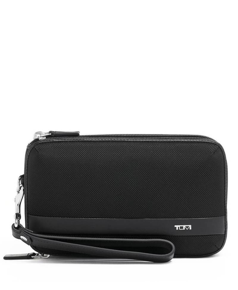 TUMI - ALPHA SLG Handgelenktasche Triple Zip Clutch Black Schwarz von TUMI