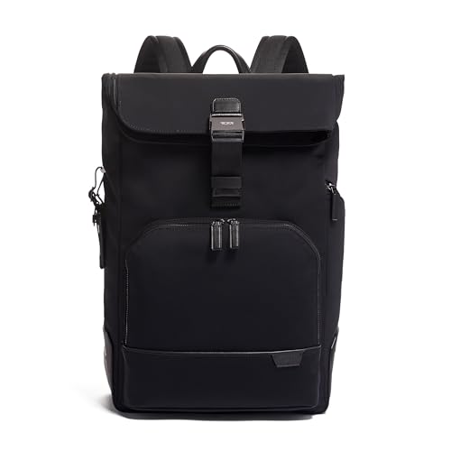 TUMI - Harrison Osborn Roll Top Laptop Rucksack - 15 Zoll Computertasche für Damen und Herren - Schwarz von TUMI