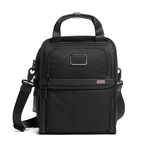 TUMI Herren Offizielle authentische Alpha 3 mittelgroße Reisetasche Tragetasche, Schwarz von TUMI