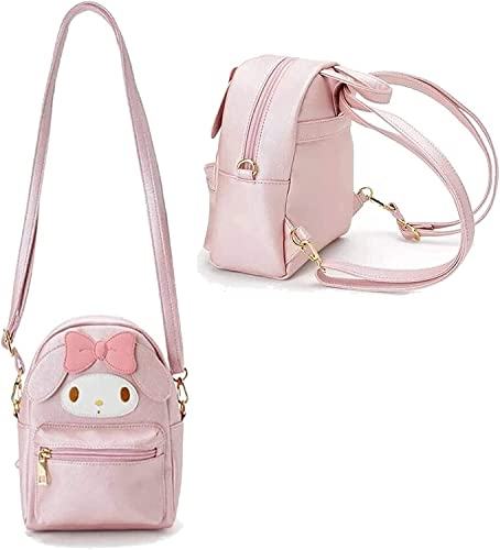 TUMPETY Anime Puppe Cosplay Hellschwarz Tasche Kawaii Mini Rucksack Niedlich Cosplay Rucksack Mädchen Puppe Handtasche, Pink, Auf Reisen von TUMPETY