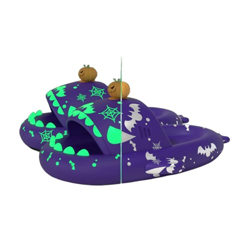 TUOJINRUIDA Weihnachten Hai Schlappen Unisex Shark Slides Slippers Badelatschen für Herren or Damen Hausschuhe Latschen für Strandhaus Dusche entspannte Stunden am Pool 40-41 von TUOJINRUIDA