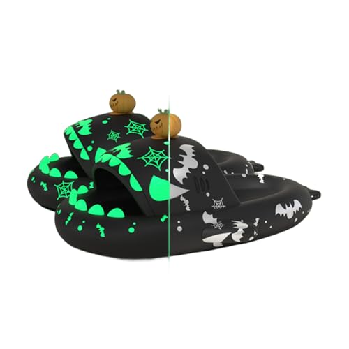 TUOJINRUIDA Weihnachten Hai Schlappen Unisex Shark Slides Slippers Badelatschen für Herren or Damen Hausschuhe Latschen für Strandhaus Dusche entspannte Stunden am Pool 44-45 von TUOJINRUIDA
